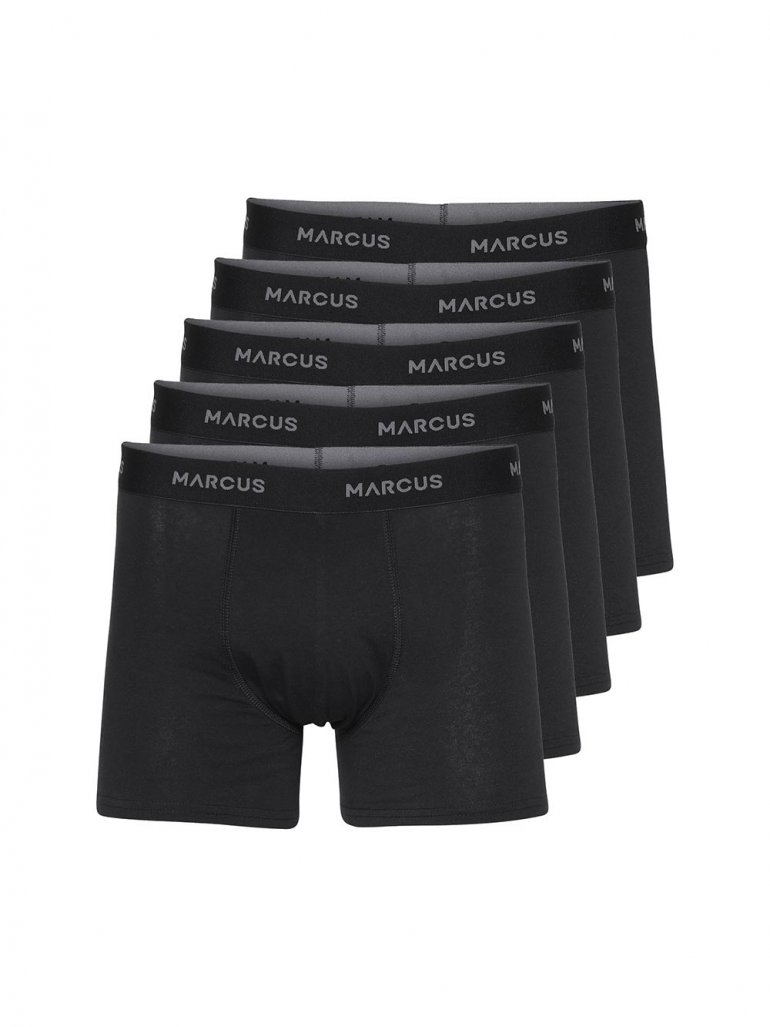 Marcus - Roxy tights 5 pak i sort - Herre - Large - Organisk bomuld