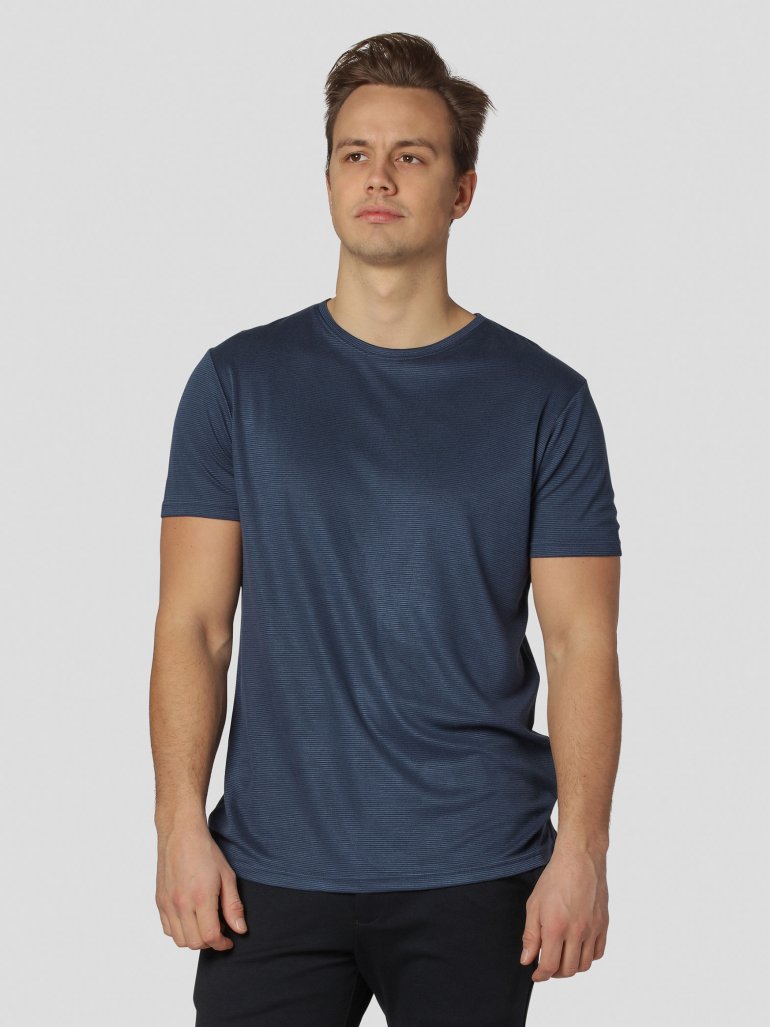 Gnious - Genoa o t-shirt i blå - Herre - XL