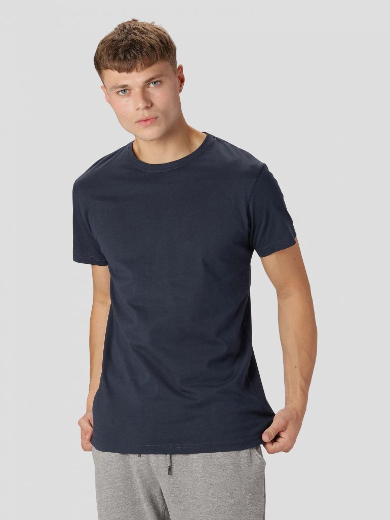 Marcus - Basic t-shirt i navy - Herre - 2XL