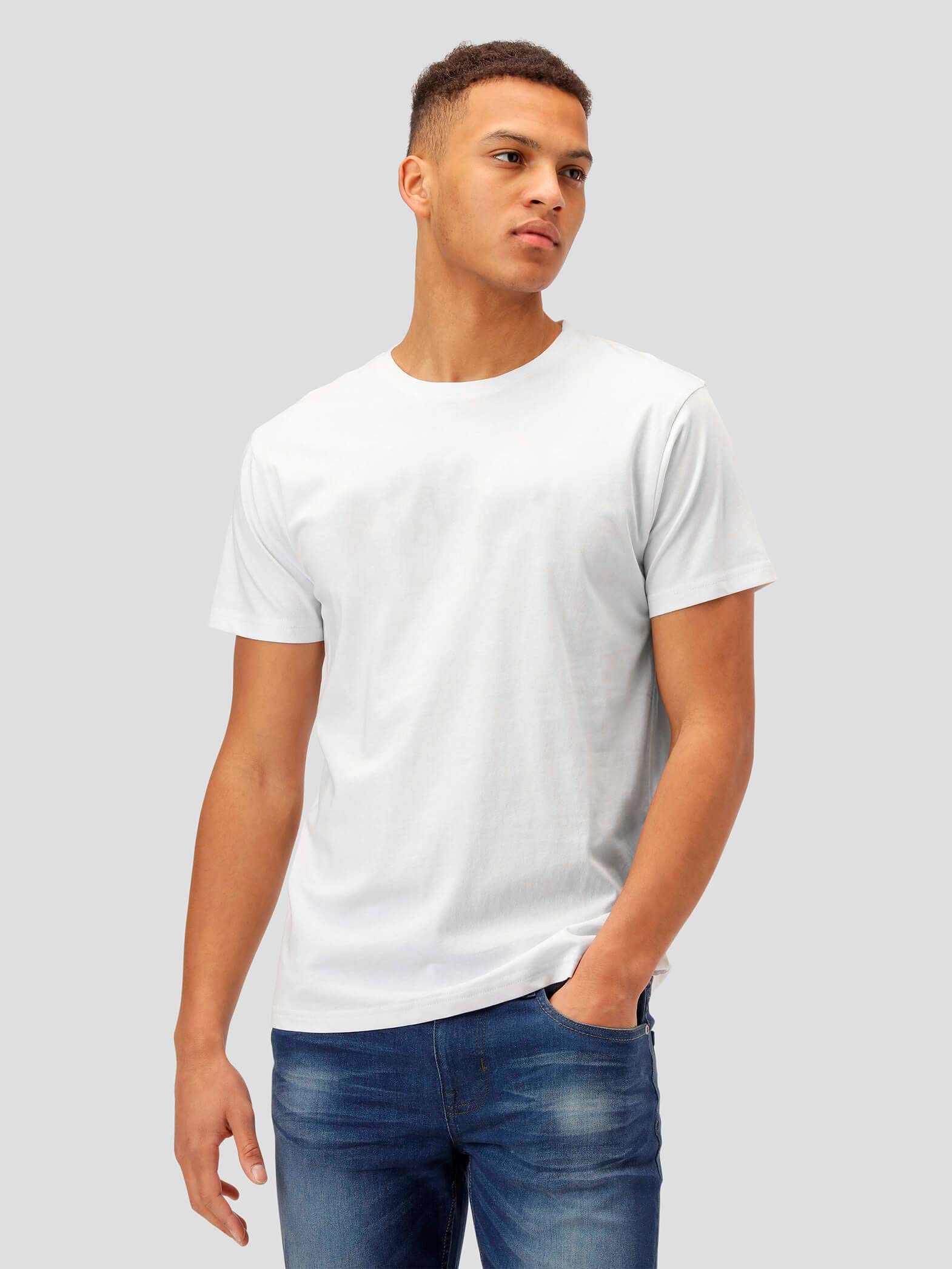 aktivitet Drejning nikkel Marcus - Basic t-shirt i hvid
