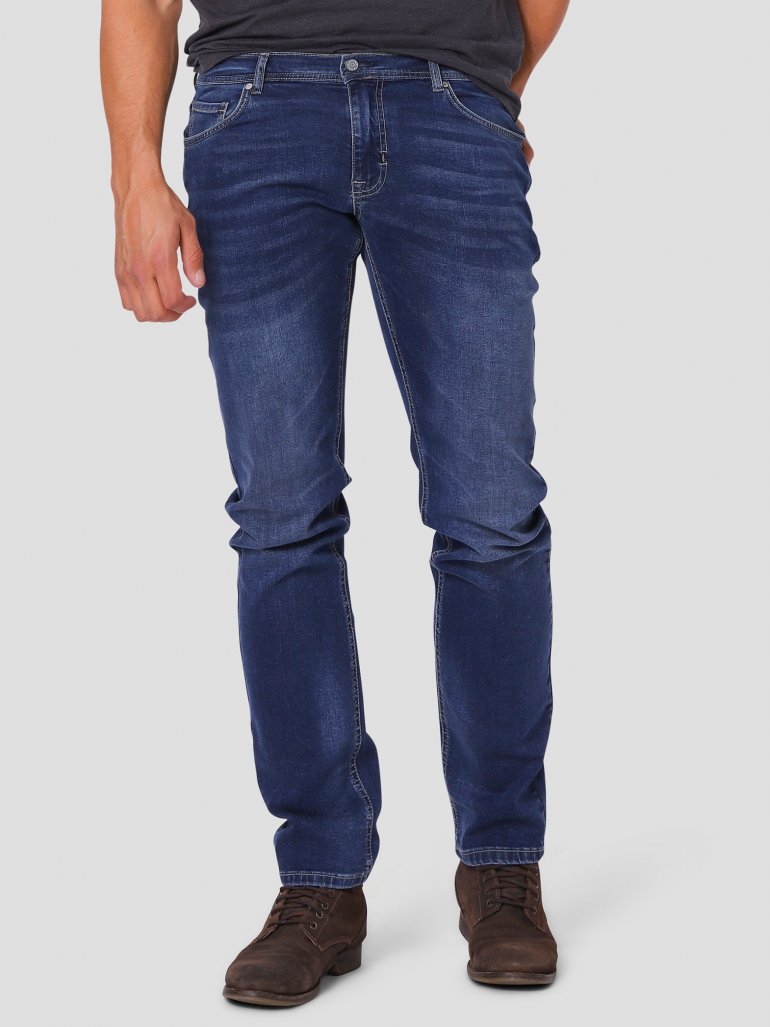 Marcus - Felix 2079 super stretch jeans - mørkeblå - Herre - 38/34 - (Regular fit)