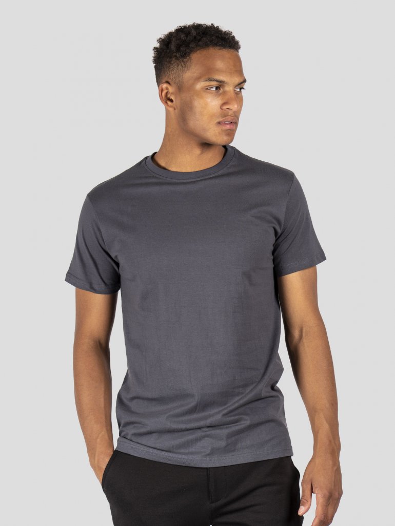 Marcus - Økologisk t-shirt i grå/blå - Herre - 2XL