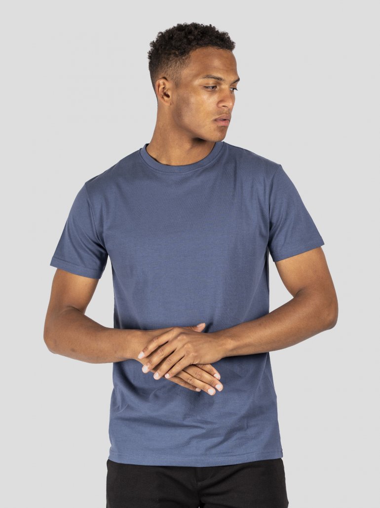 Marcus - Økologisk t-shirt i blå - Herre - 2XL
