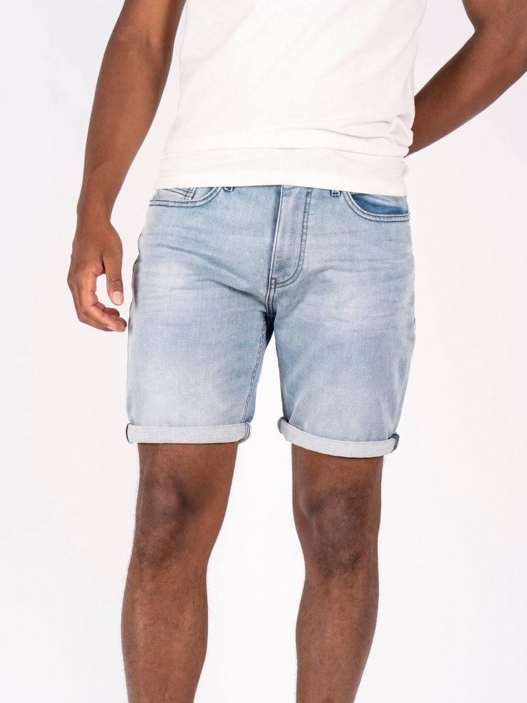 Marcus - Denim shorts i lys vask - Herre - 42